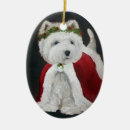 Search for westie christmas tree decorations Santa