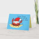 Search for crab christmas cards Santa