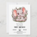 Search for elephant cartoon invitations Safari