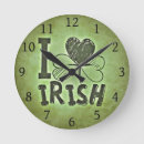 Search for irish clocks Green clover