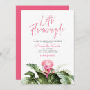 Search for flamingo hens party invitations Modern