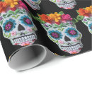 Search for sugar skull wrapping paper Cute