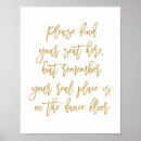 Search for dance floor signs Gold