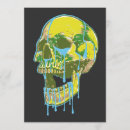 Search for skull art invitations Spooky