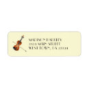 Search for violin return address labels String