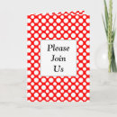 Search for red and white polka dot invitations Dots