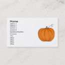 Search for pumpkin business cards Simple