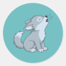 Search for cartoon wolf stickers Dog
