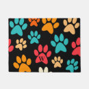 Search for dog paw print doormats Modern