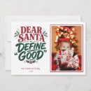 Search for dear santa define good cards Humour