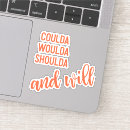 Search for encouraging words stickers Typography
