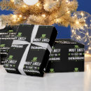Search for shamrock wrapping paper Shenanigans