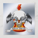 Search for heavy metal invitations Skull