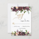 Search for deep red rsvp cards Response