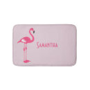 Search for pink flamingo bath mats Whimsical