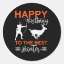 Search for hunter birthday stickers Military