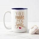 Search for to make you smile mugs Typography