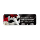 Search for black lace return address labels Halloween