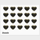 Search for golden heart stickers Luxury