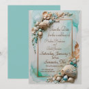 Search for sea shells save the dates Elegant