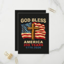Search for god bless invitations Christian cross flag