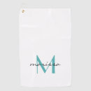 Search for ladies golf towels Initial