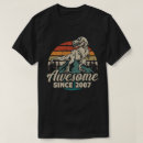 Search for dinosaur birthday tshirts T rex