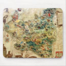 Search for historical maps mousepads Europe