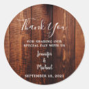 Search for country rustic wedding stickers Wood