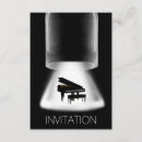 Search for piano invitations White