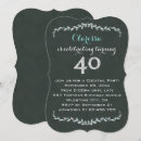 Search for laurel invitations Chalkboard