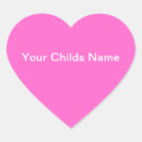 Search for kids heart stickers Pink