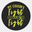 Search for my cousin stickers Fight