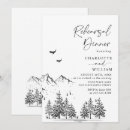 Search for mountain rehearsal dinner invitations Boho