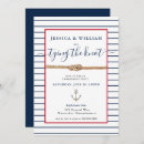 Search for boat engagement party invitations Watercolor