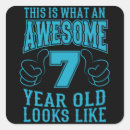 Search for 7 years old birthday stickers Boy