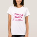 Search for single taken tshirts Status