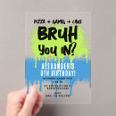 Search for gaming birthday invitations Teen boy birthday
