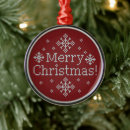 Search for knitting christmas tree decorations Red