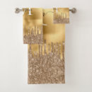 Search for gold glitter bath towels Monogrammed