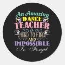 Search for dance instructor stickers Ballerina