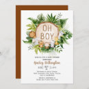 Search for watercolor animals baby shower invitations Safari