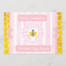 Search for pink bee baby shower Honeybee