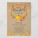 Search for little pumpkin shower invitations Cute
