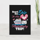 Search for anniversary greeting card posters Cruise vacation