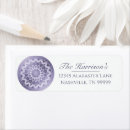 Search for mandalas return address labels Purple