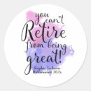 Search for thank you for teacher stickers Retirement
