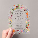 Search for colourful wedding invitations Wildflowers