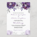 Search for purple and gray wedding invitations Beautiful