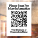 Search for qr code window decals Scan me